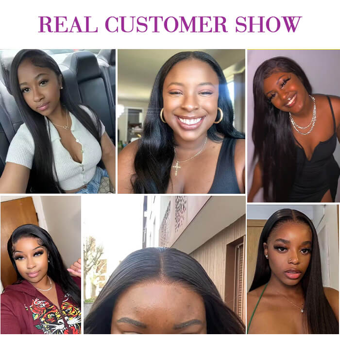 Straight Wear Go Wigs Glueless Pre-cut 4x4/5x5 Lace Closure Wig With Bleach Knots