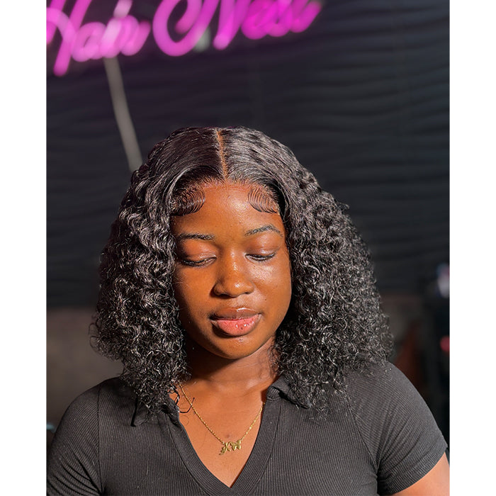 Influencer Show |12''Curly Wig | Glueless Closure Wig 5×5 Lace
