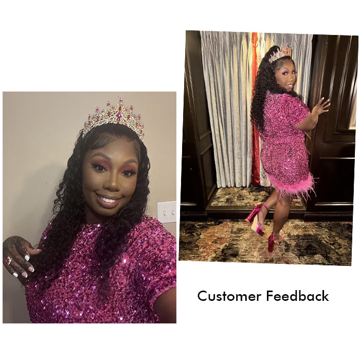 Real Show | Deep Wave Wig |  Frontal/Closure HD Lace Or Glueless (10-32'')