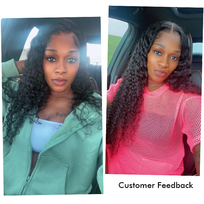Real Show | Deep Wave Wig |  Frontal/Closure HD Lace Or Glueless (10-32'')