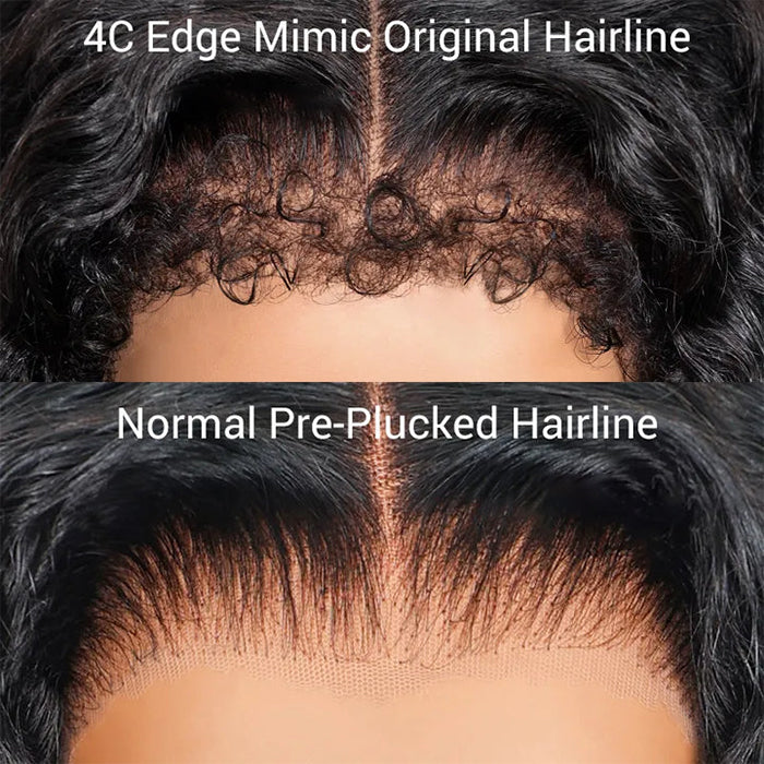 Real Show |4C Edge Hairline | Curly Wig | Frontal/Closure HD Lace Or Glueless (14-32'')