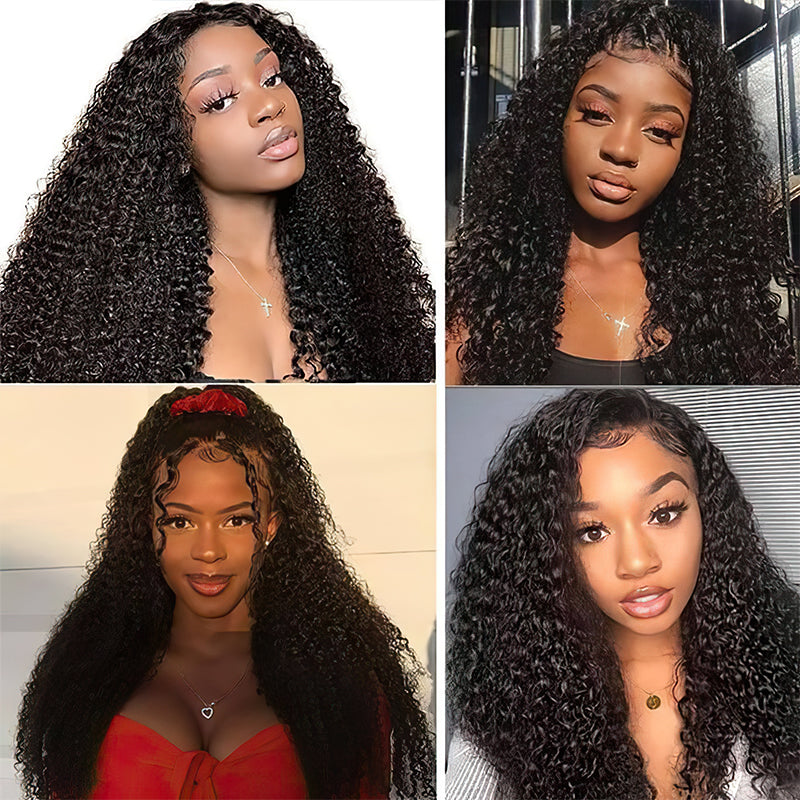 Curly 4x4 13x4 HD Skin Melt Lace Frontal Wigs