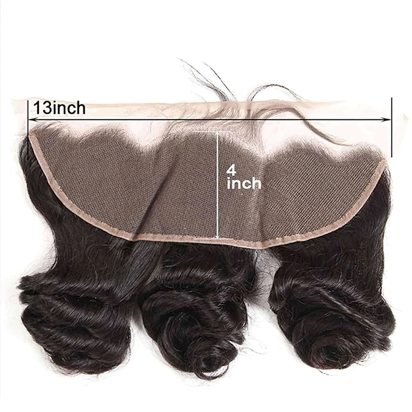 Loose Wave 3 Bundles With 13x4 Lace Frontal Human Hair