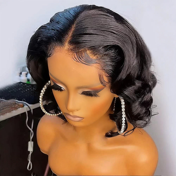Wholesale Price | 12'' Bouncy Body Wave Bob Wig | Glueless Frontal/Closure HD Lace