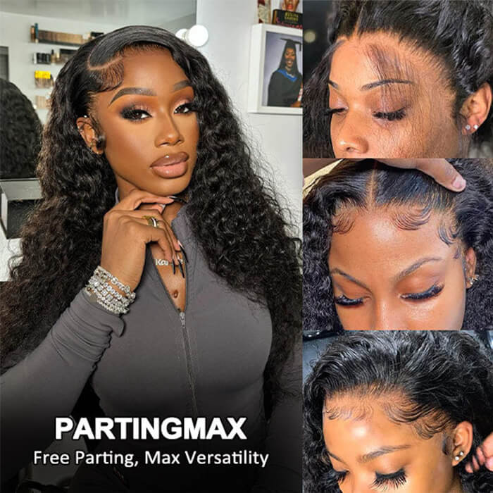 BOGO-Suqu Hair Transparent 13x4 Lace Front Wig Deep Wave Brazilian Human Hair