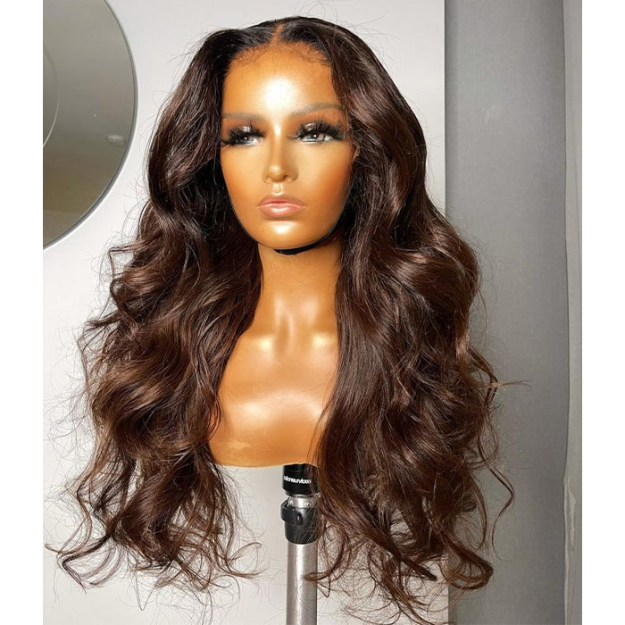 Real Show |#4 Body Wave Wig |  Frontal/Closure Glueless (12-32'')