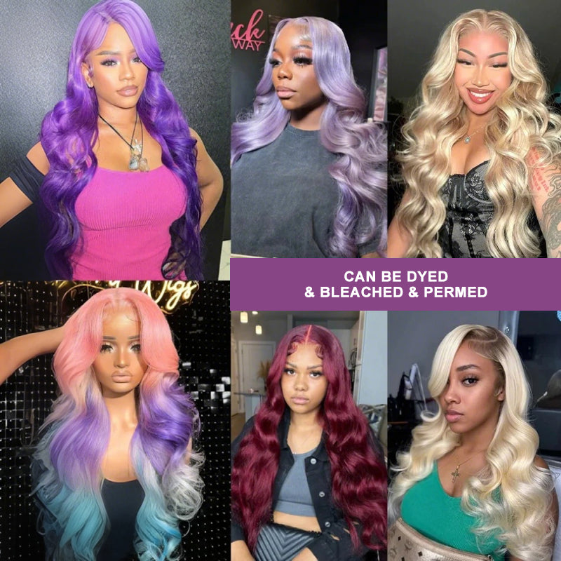 613 Blonde Body Wave 13x6 Lace Front Wigs Pre Plucked Lace Human Hair Wigs For Women