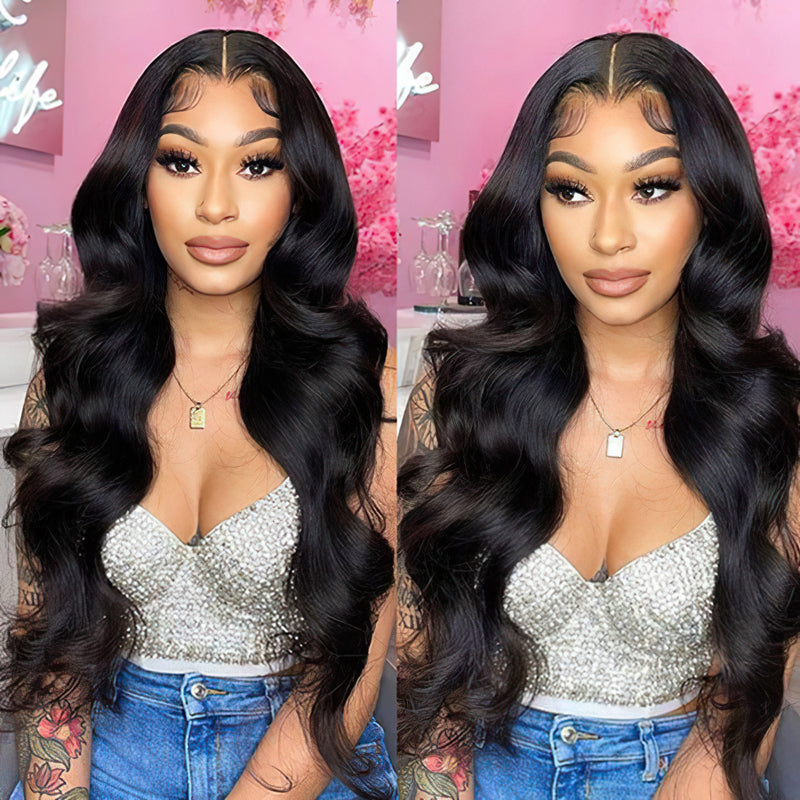 2x6 5x5 Body Wave Closure Wig Human Hair Wigs for Women