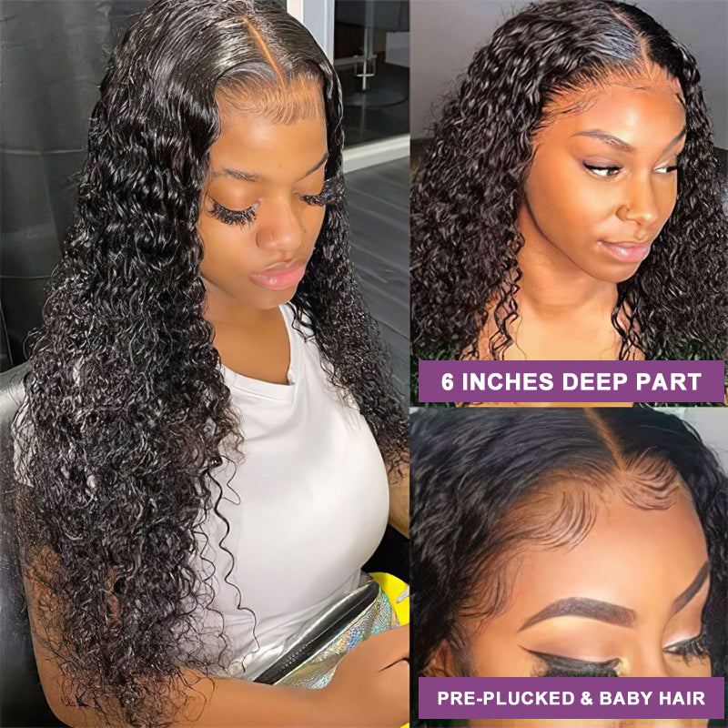 Jerry Curly HD Lace Front Wig 100% Human Hair For Black Women