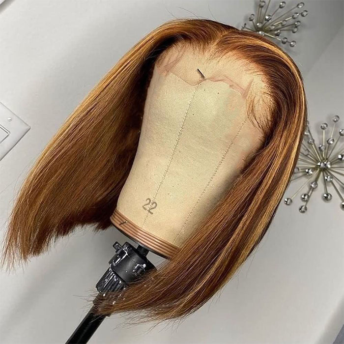 Real Show | P4/27 Highlight Wig | Straight Bob | Frontal/Closure Glueless (8-16'')