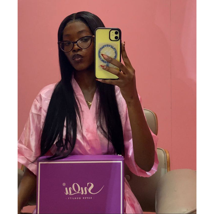 Influencer Show | 22'' Straight Wig | Glueless Closure Wig 4×4 Lace