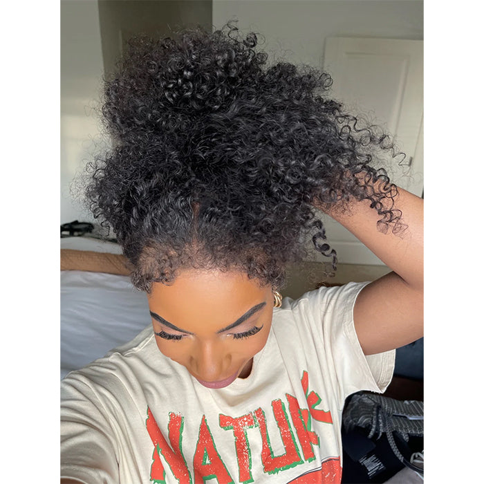 Real Show |4C Edge Hairline | Curly Wig | Frontal/Closure HD Lace Or Glueless (14-32'')
