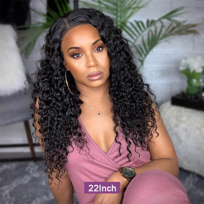 Pull Go Glueless Wig Jerry Curly With Drawstring Natural Black Breathable Cap 100% Human Hair Wig