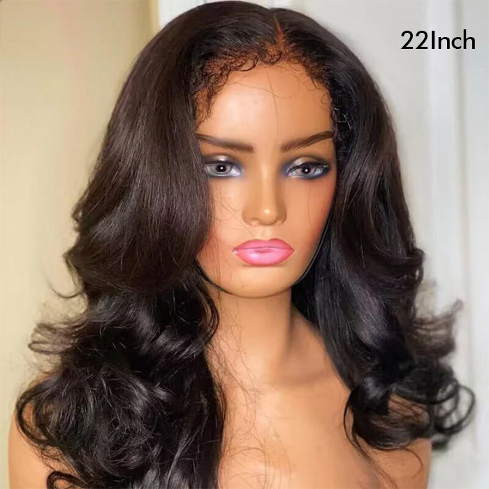 Real Show |4C Edge Hairline | Body Wave Wig | Frontal/Closure HD Lace Or Glueless (14-32'')