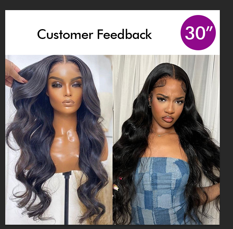 Body Wave Wig Glueless Human Hair Pre Cut  Lace 13x4 HD Lace Front Wig