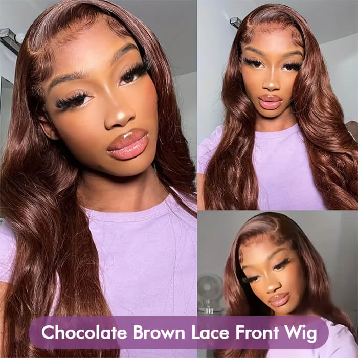 Real Show |#4 Body Wave Wig |  Frontal/Closure Glueless (12-32'')