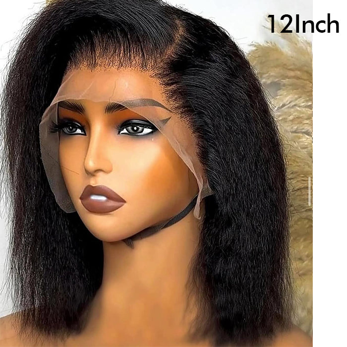 Real Show |Yaki Straight Wig |  Frontal/Closure HD Lace Or Glueless (12-32'')