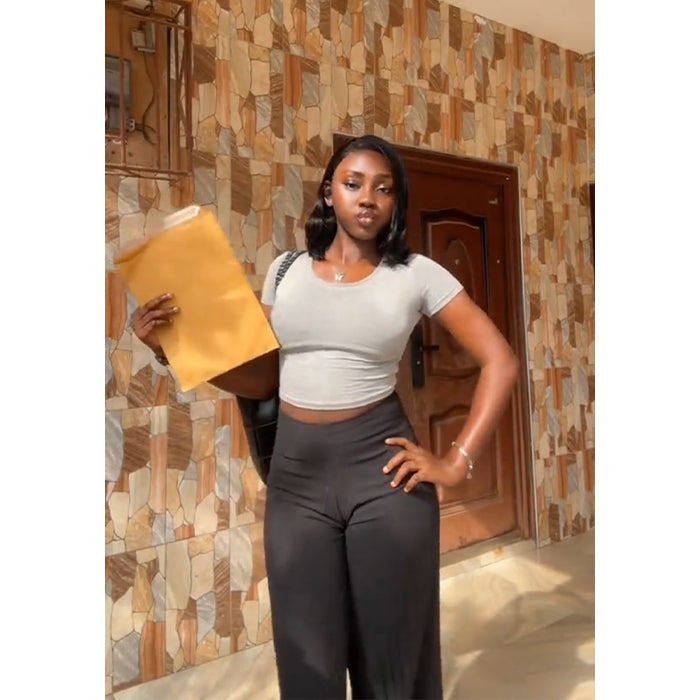 Influencer Show |12'' Straight Bob Wig | Glueless Frontal 13×4 Lace