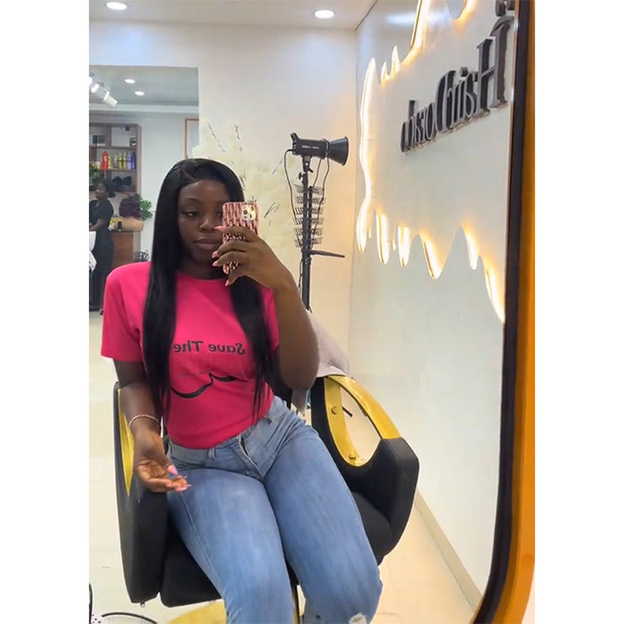 Influencer Show | 24''Straight Wig | Closure Wig 5×5 Lace