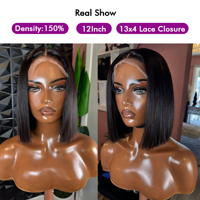 Wholesale Price | Bob Wig |  Frontal/Closure HD Lace Glueless (8-16'')