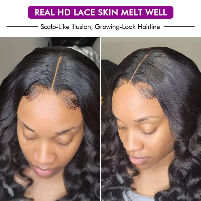 [18''=₵899] Pre-everything Glueless Loose Wave Wig 4x4 Closure Pre Cut Lace Wig