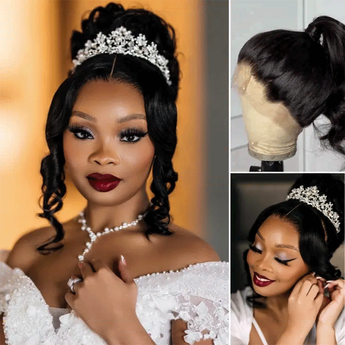 Real Show | Body Wave Wig | Straight Wig |360 Lace Full Frontal HD Lace  (12-30'')