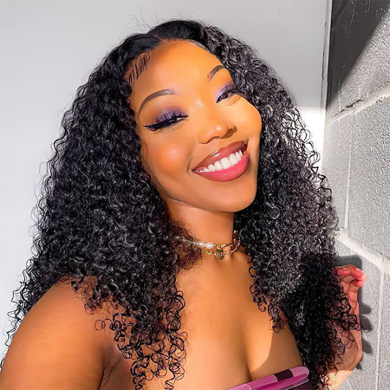 Curly 4x4 13x4 HD Skin Melt Lace Frontal Wigs