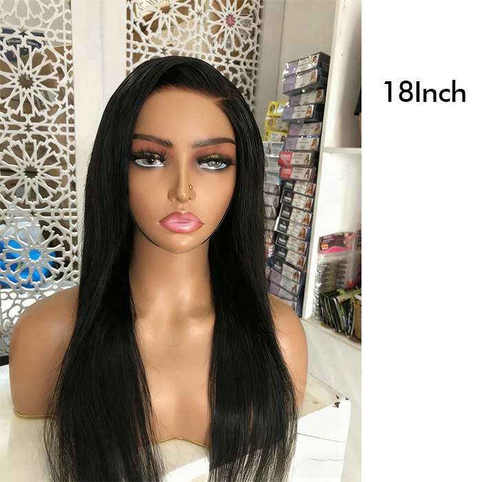 Real Show | Straight Wig | Drawstring Pull Go |Closure HD Lace Glueless Wig (12-32'')