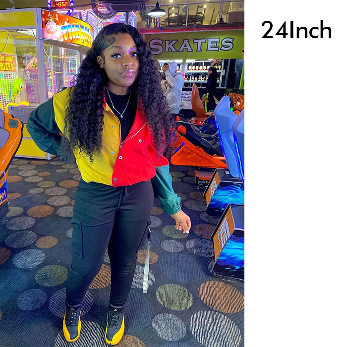 Real Show |4C Edge Hairline | Deep Wave Wig | Frontal/Closure HD Lace Or Glueless (14-32'')