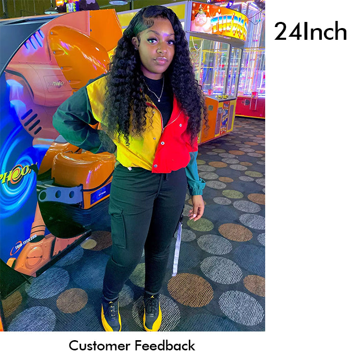 Real Show |4C Edge Hairline | Deep Wave Wig | Frontal/Closure HD Lace Or Glueless (14-32'')