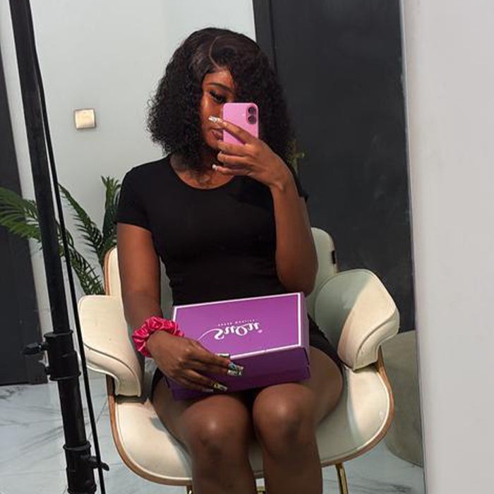 Influencer Show |16''Curly Wig | Glueless Closure 5×5 Lace