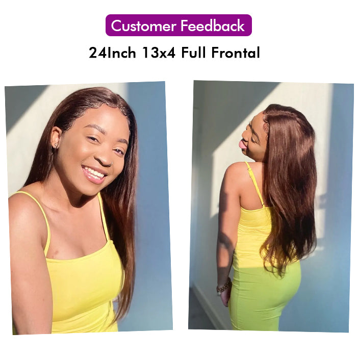 Wholesale Price | 24'' Straight Wig | Glueless Frontal 13*4 Lace