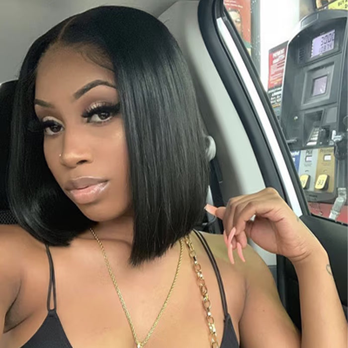 Real Show | Super Double Drawn Bob Wig | Frontal/Closure HD Lace Or Glueless (8-16'')