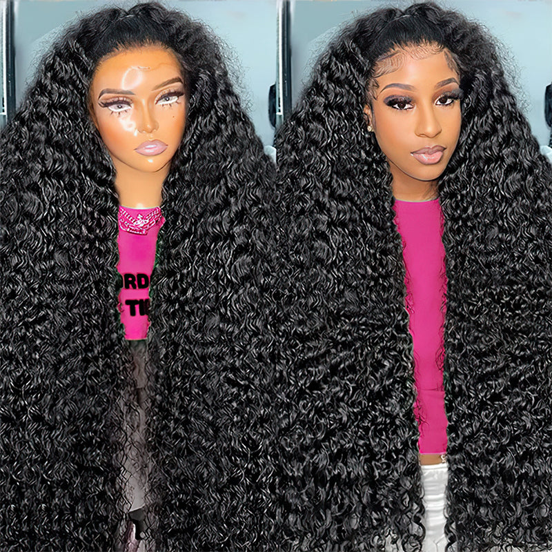 Jerry Curly HD Lace Front Wig 100% Human Hair For Black Women