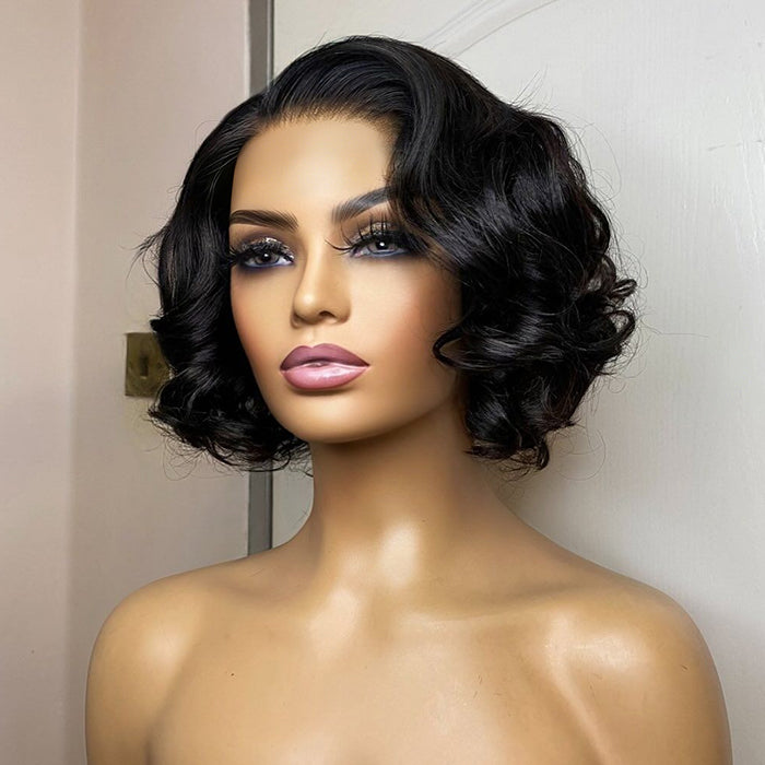 Wholesale Price | 12'' Bouncy Body Wave Bob Wig | Glueless Frontal/Closure HD Lace