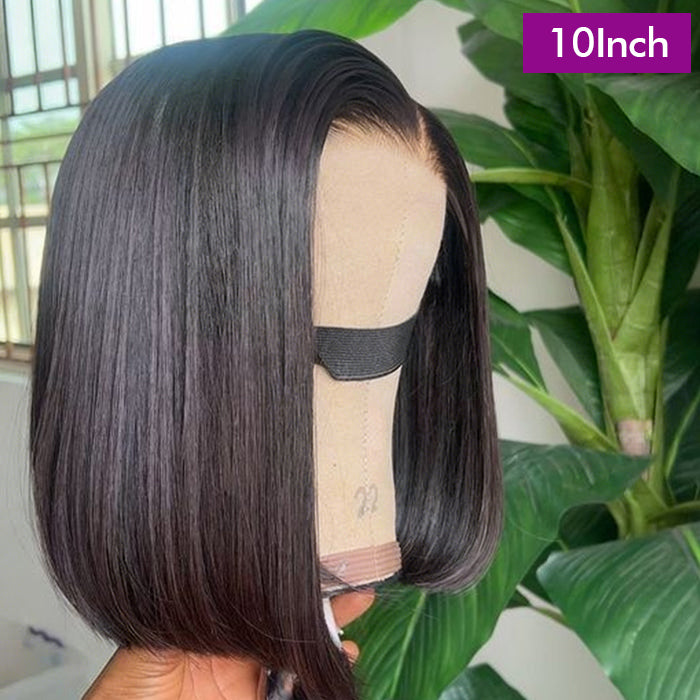 Influencer Show |10'' Straight Bob Wig | Glueless Frontal 13×4 Lace