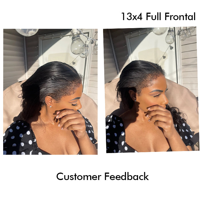 Real Show |4C Edge Hairline | Body Wave Wig | Frontal/Closure HD Lace Or Glueless (14-32'')