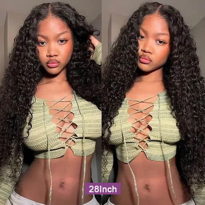 Pull Go Glueless Wig Jerry Curly With Drawstring Natural Black Breathable Cap 100% Human Hair Wig