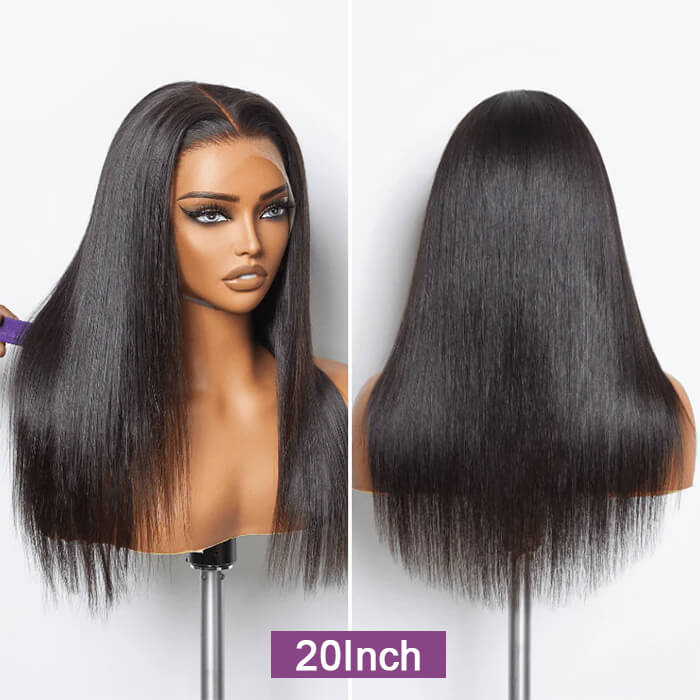 Bone Straight 13x4 HD Lace Front Wig For Women Brazilian Hair