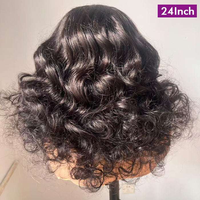 Real Show | Bouncy Wavy Egg Curl Wig | Frontal/Closure HD Lace Or Glueless (12-32'')