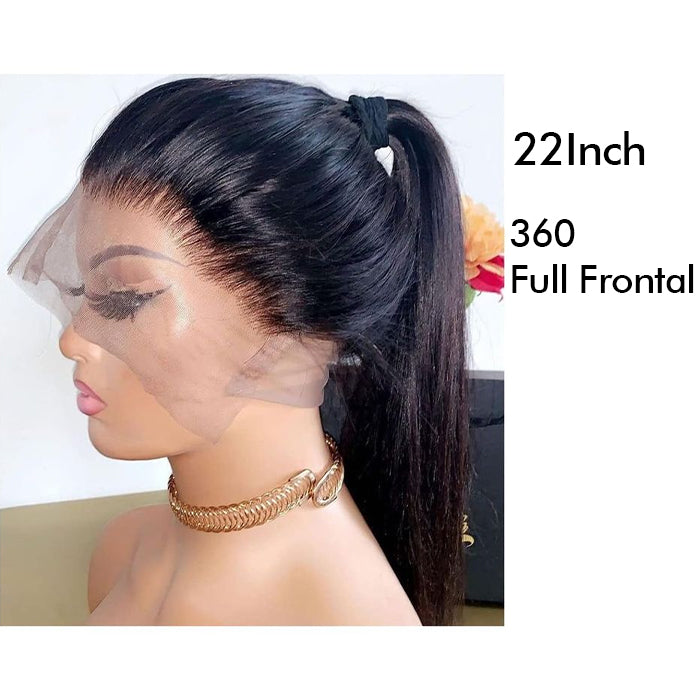 Real Show | Body Wave Wig | Straight Wig |360 Lace Full Frontal HD Lace  (12-30'')