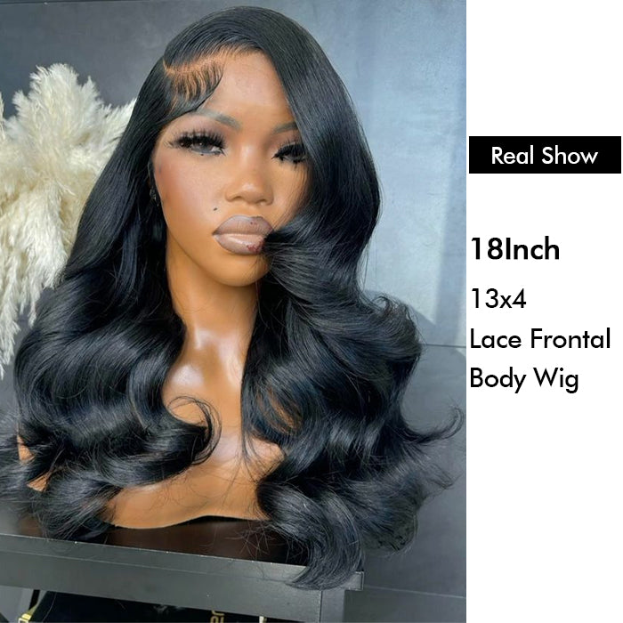 Wholesale Price | 18'' Body Wave Wig | Glueless Frontal 13*4 Lace