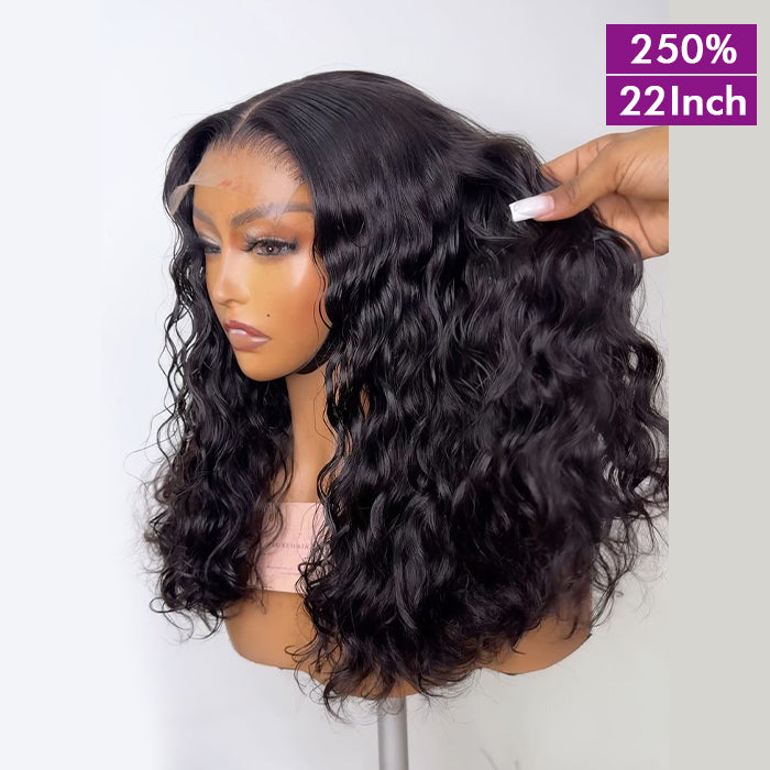Custom High Density | Water Wave Lace Wig | Closure/Frontal