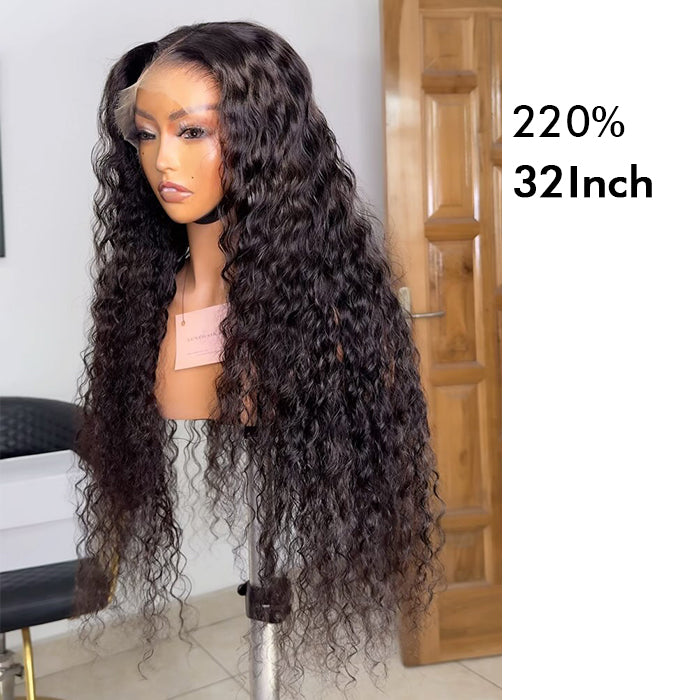 Custom High Density | Water Wave Lace Wig | Closure/Frontal