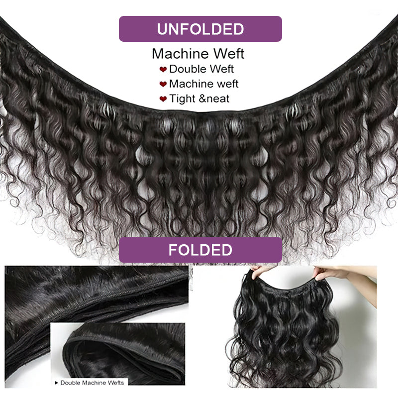 Body Wave Bundle Deals Grade 9A Brazilian Virgin Human Hair Weaves