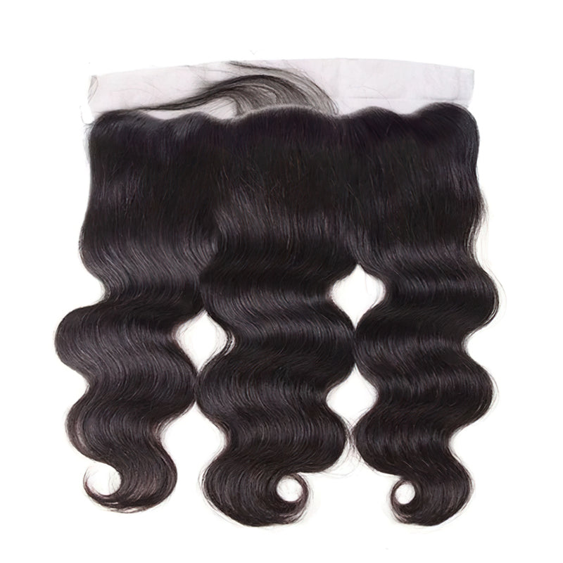 Body Wave Virgin Hair Weave 3 Bundles With 13x4 Lace Frontal