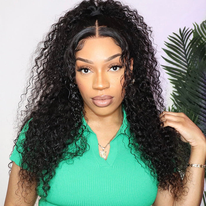 BOGO-Transparent 13x4 Lace Front Wig Human Hair Curly Hair Natural Hairline With Baby Hair