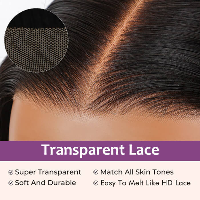 BOGO-Transparent 13x4 Lace Front Wig Human Hair Curly Hair Natural Hairline With Baby Hair