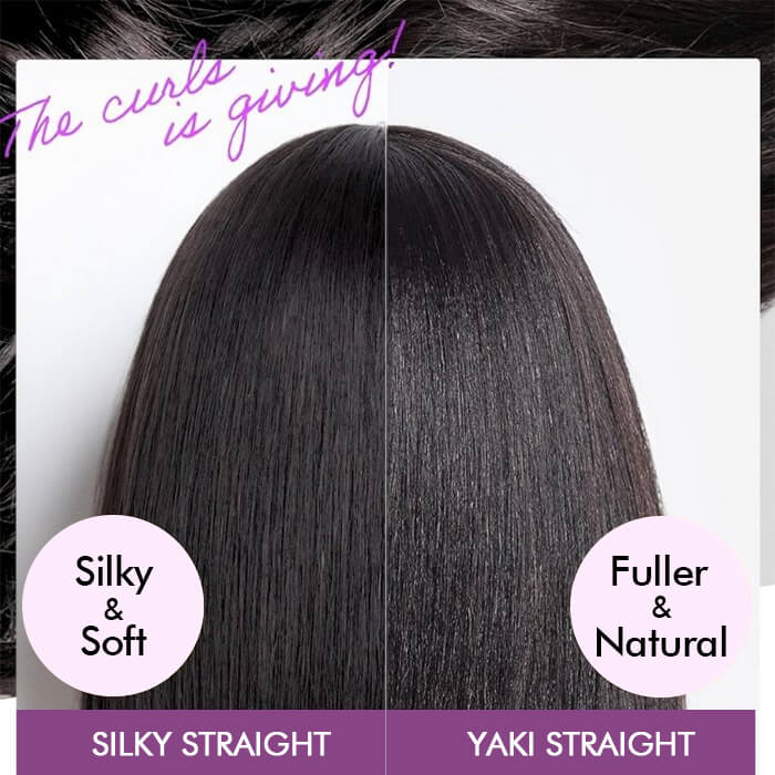 [18''=₵899] 4x4 Glueless Closure Wig Pre-Cut HD Lace Yaki Straight Human Hair Wigs