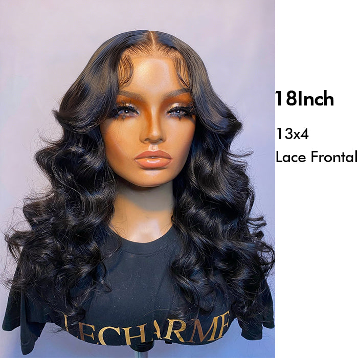 Wholesale Price | 18'' Body Wave Wig | Glueless Frontal 13*4 Lace